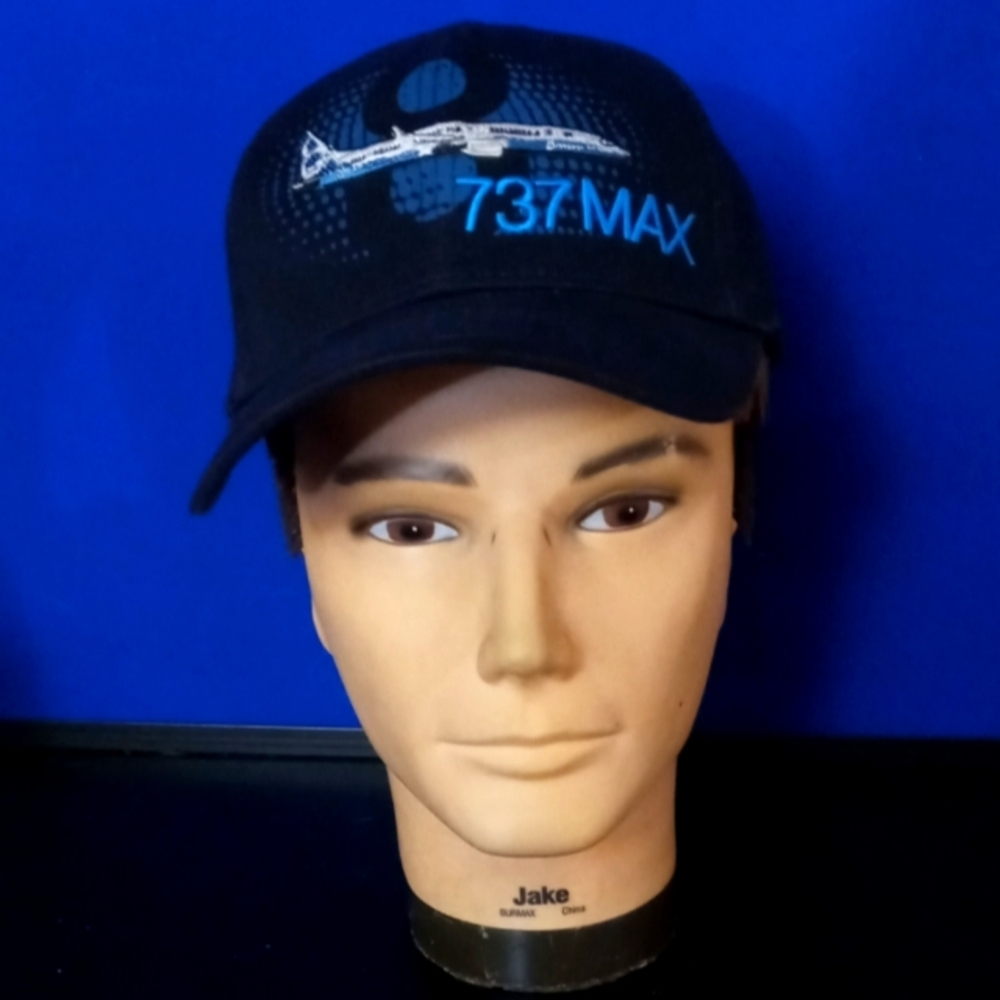 737 MAX Black Cap Boeing corporate